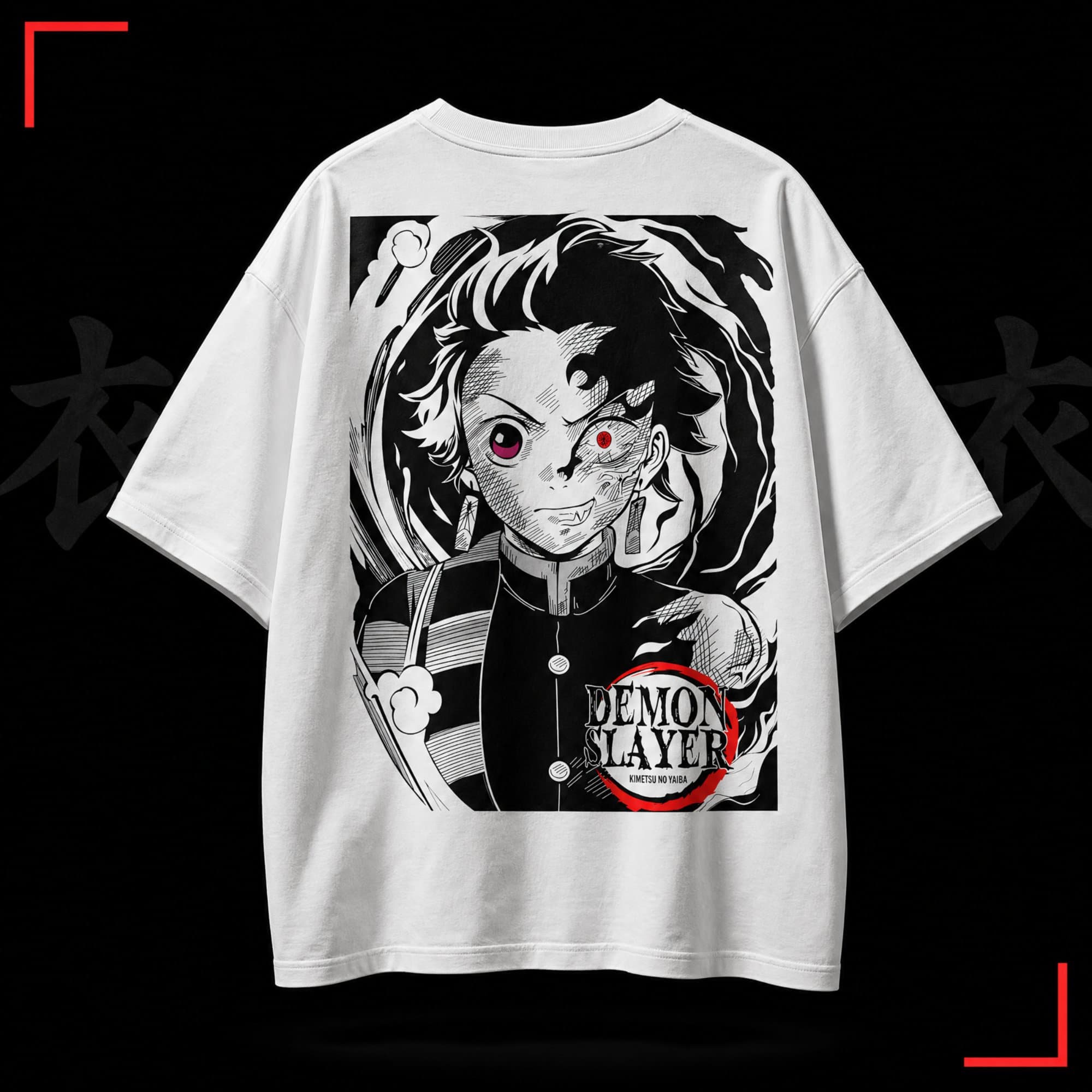 Demon Tanjiro Oversized Tee — image 1